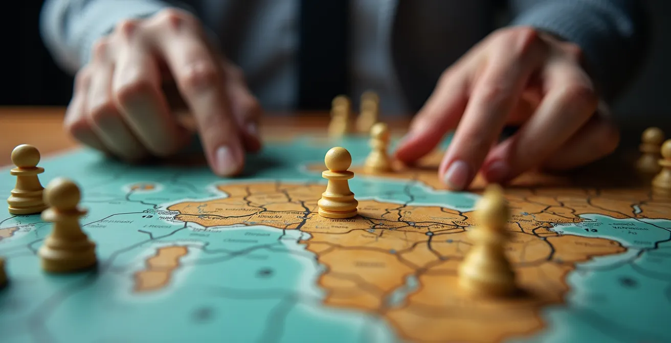 Simulación estratégica empresarial con tablero de decisiones