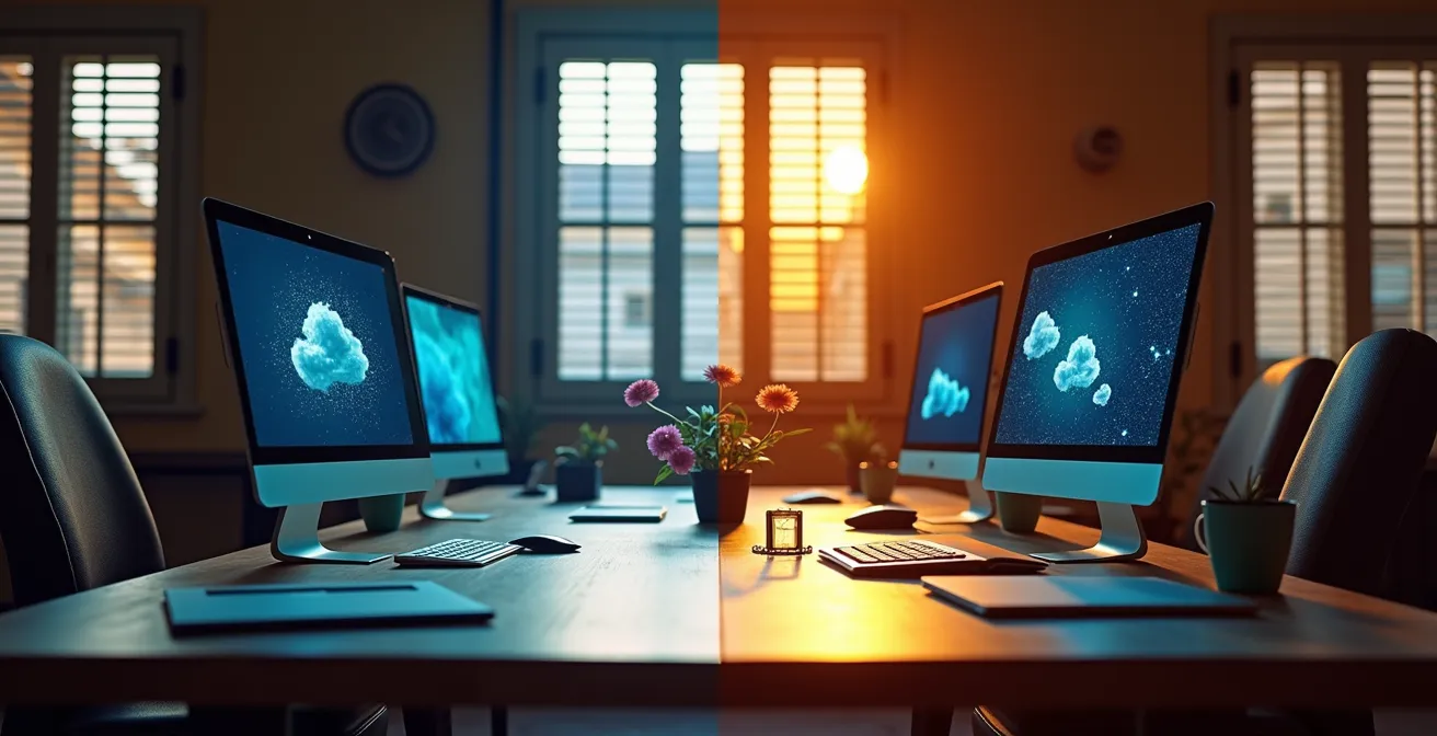 Comparación visual de plataformas de colaboración digital para pequeñas empresas