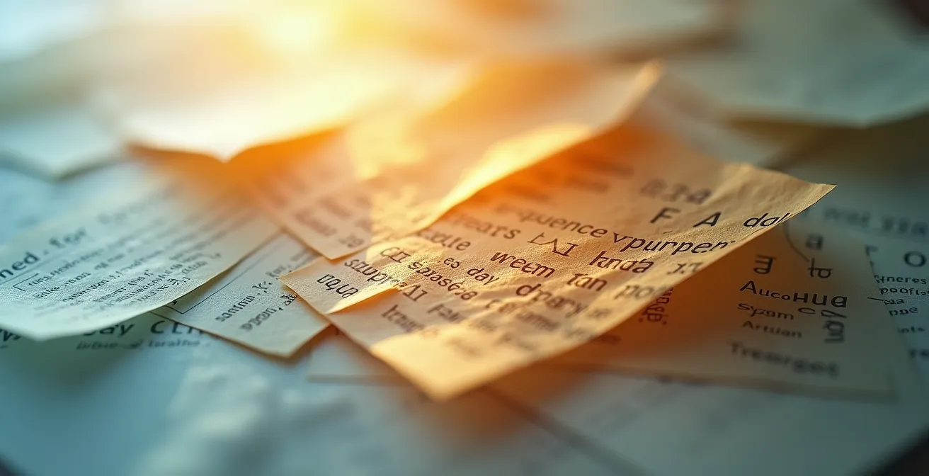 Concepto visual de sobrecarga informativa en el proceso de onboarding